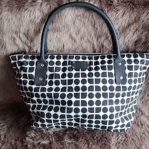 Kate Spade Nylon Polka dot/Grometric Tote